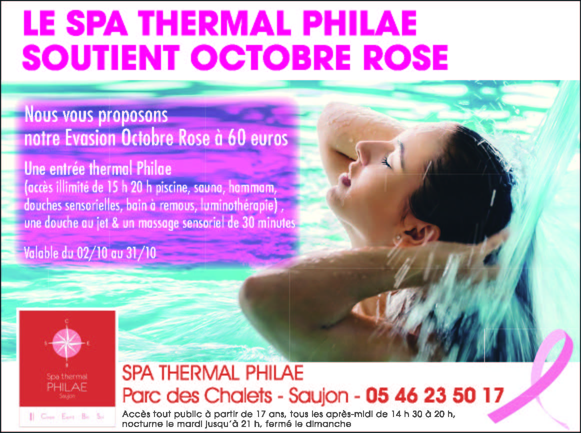 spa thermal philae octobre rose
